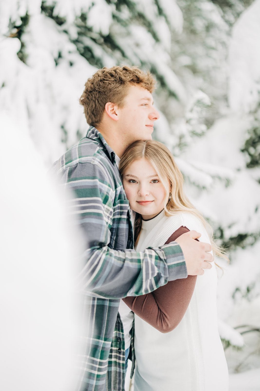 Mallory and Kayle's engagement portrait