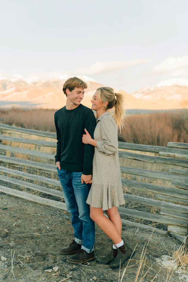 Markynn and Tommy engagement photo