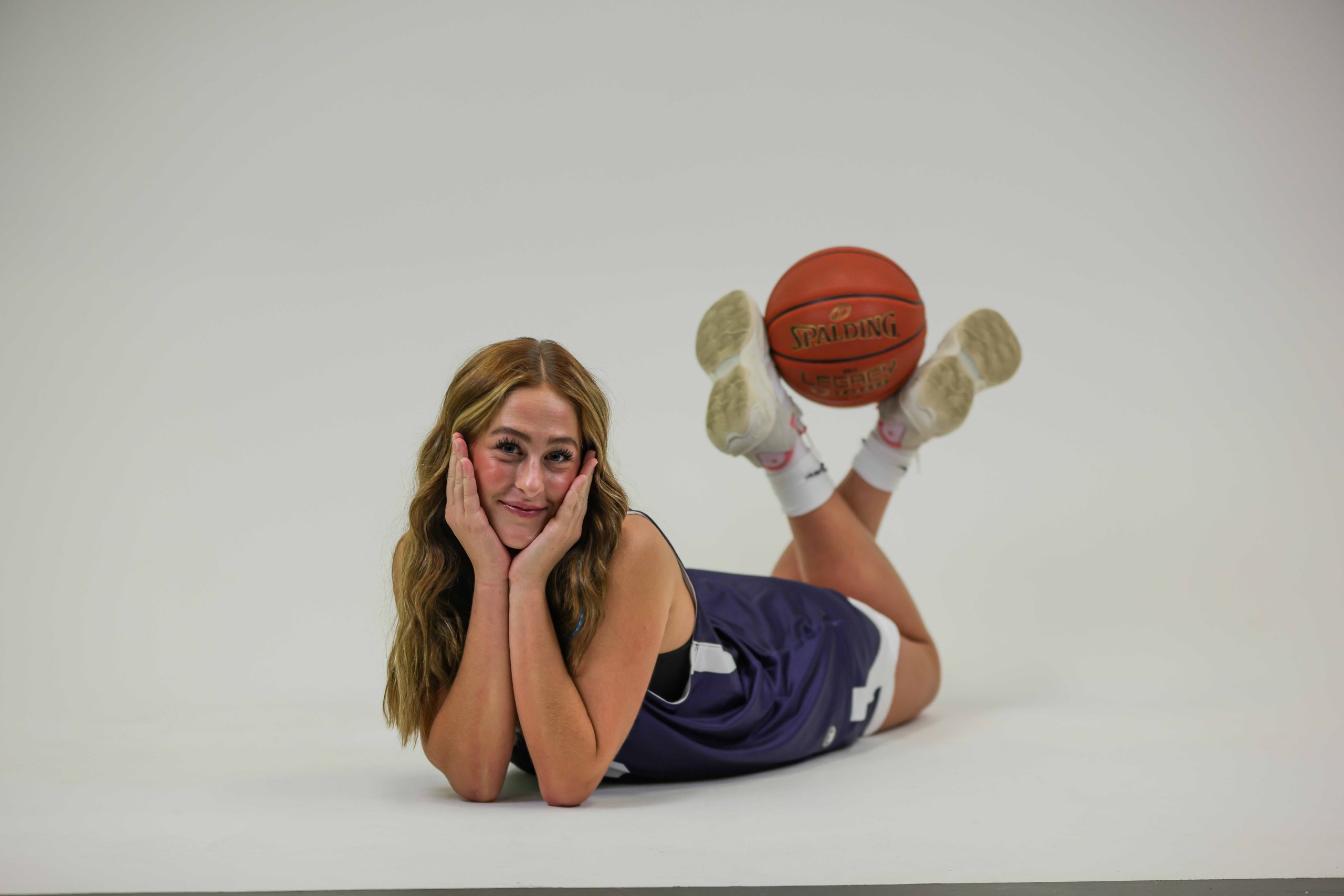 Markynn playing basketball