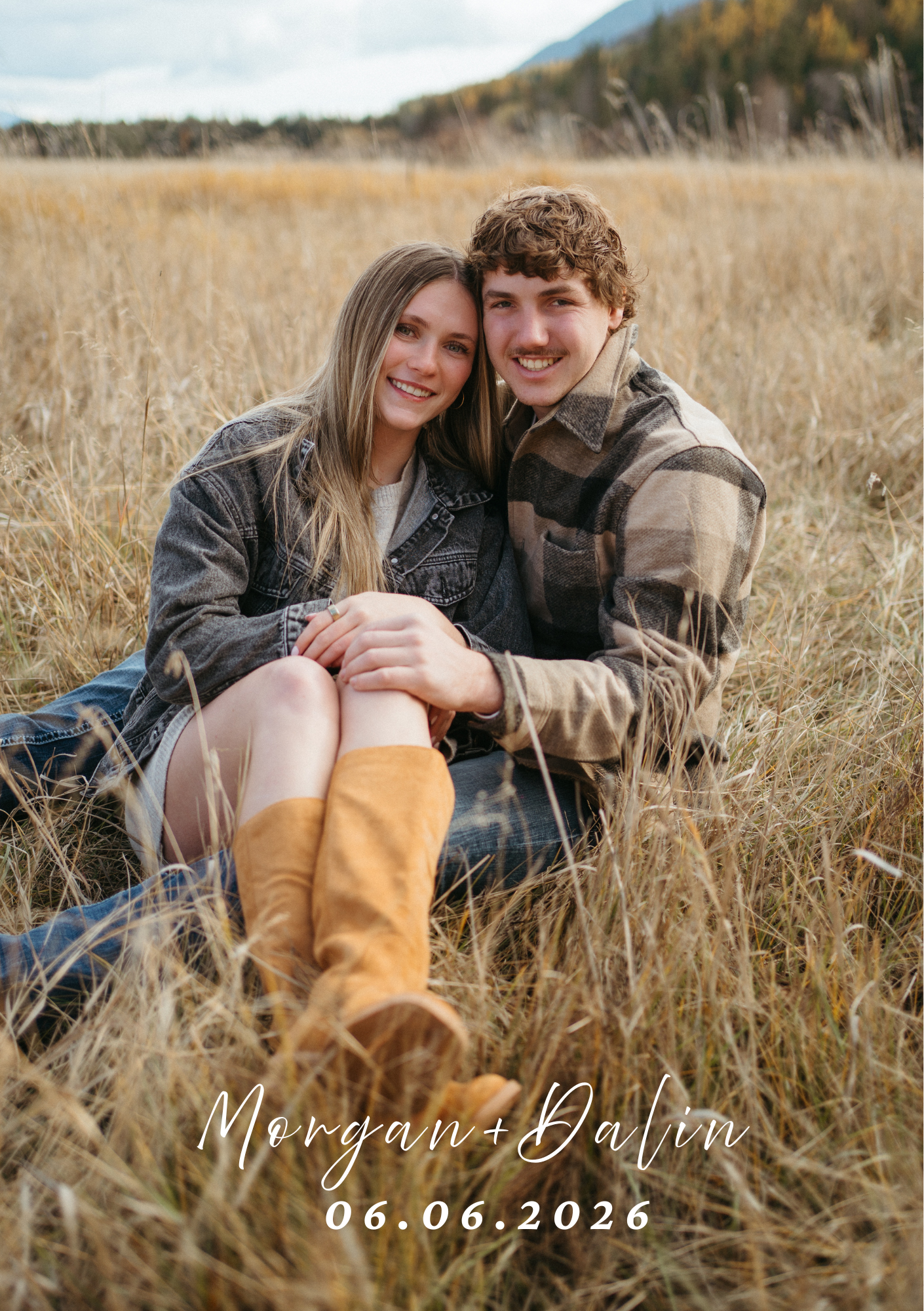 Morgan and Dalin's engagement photo